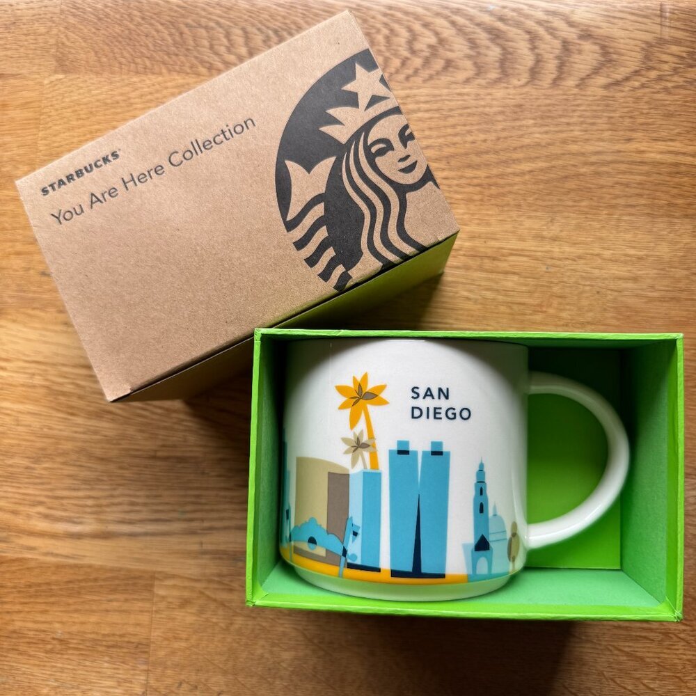 Starbucks You Are Here Collection San Diego Mug NIB